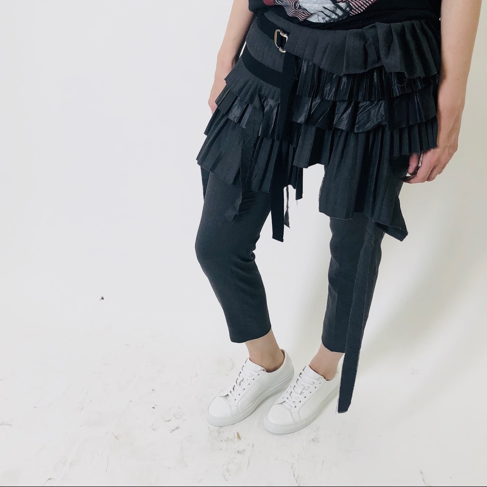 DSquared2 grey pleated layer trousers runway piece - Picture 3 of 4